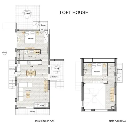 Loft House Zante 度假居